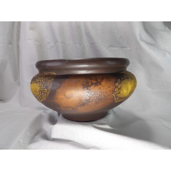 Royal Haeger Earthenware Bowl Planter - Picture 3 of 7